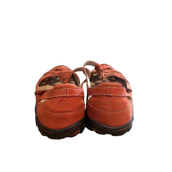 JBU Women’s Memory Foam Red Xterra Mary Jane Sandals Casual Shoes Size 8 - Picture 5 of 13